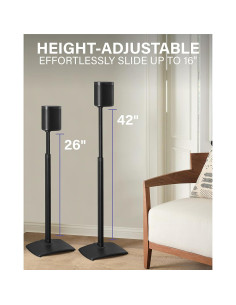Soportes de Altavoces Inalámbricos SANUS OSSA2 Ajustables 40.64cm 2