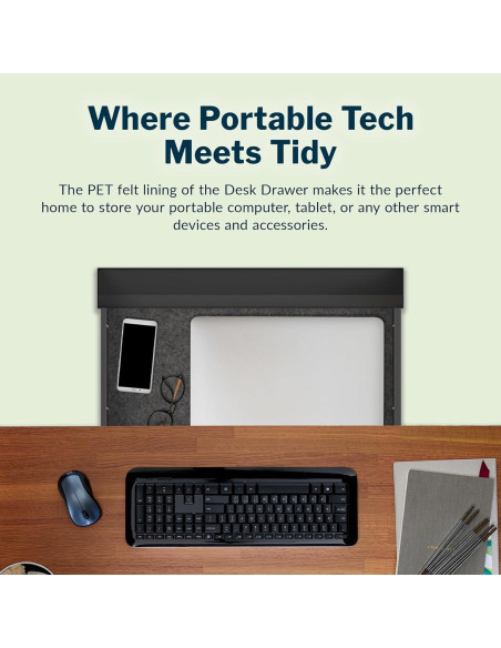 Cajón Undermount Vari - Organizador de Almacenamiento 51.4x24.1 cm