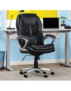 Silla de Oficina Ejecutiva Serta Amplify Ergonómica Negra 2