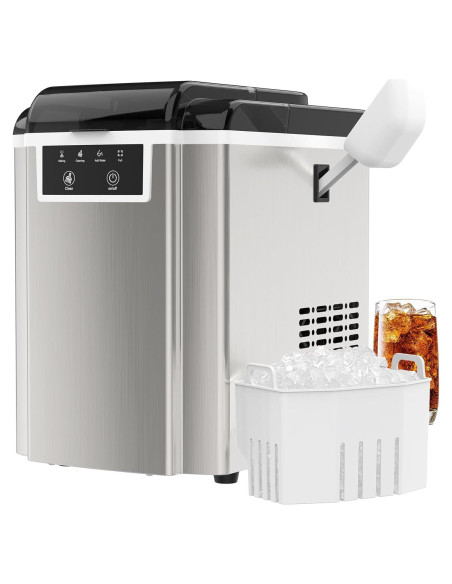 Máquina de Hielo ADVWIN SK10 17.24 kg/día Plata