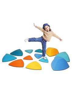 Set de 12 Piedras de Equilibrio Arkyomi Antideslizantes para Niños