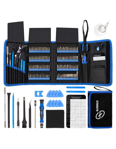 Juego de Destornilladores de Precisión STREBITO 142 Piezas