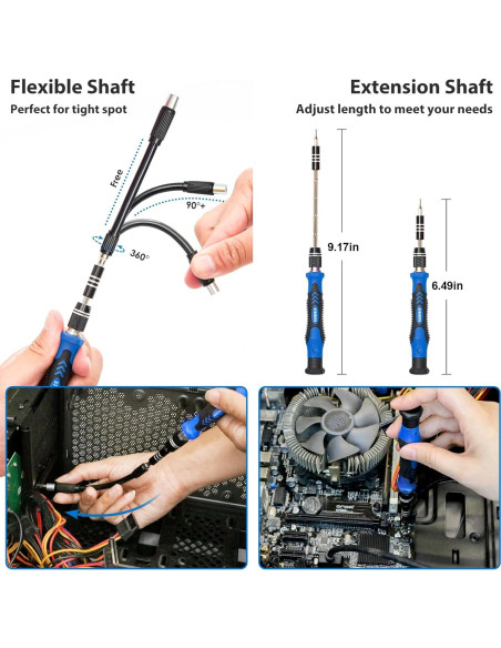 Juego de Destornilladores de Precisión STREBITO 142 Piezas