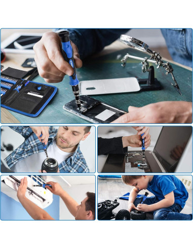 Juego de Destornilladores de Precisión STREBITO 142 Piezas