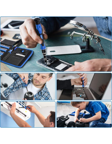 Juego de Destornilladores de Precisión STREBITO 142 Piezas