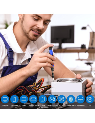 Juego de Destornilladores de Precisión STREBITO 142 Piezas