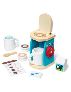 Juego de Café de Madera Melissa y Doug para Niños 3-6 Años