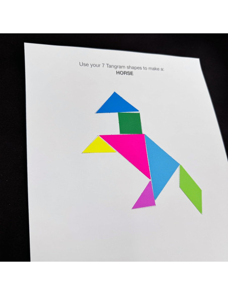 714 Piezas Formas Tangram FreshCut Crafts para Matemáticas