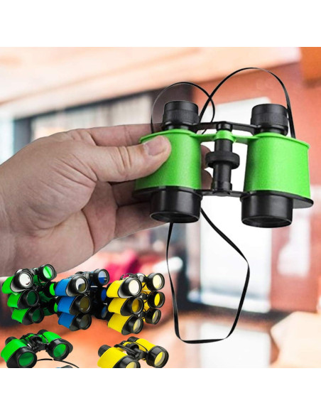 Binoculares para Niños Kicko - 3.5 x 5 in (8.9 x 12.7 cm) - Paquete de 12