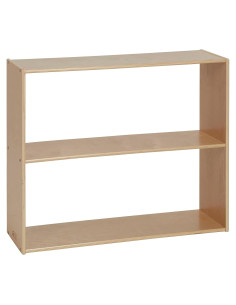 Armario de Almacenamiento ECR4Kids Streamline 2 Estantes Natural