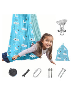 Columpio Sensorial KidzAdventure Azul Doble Capa 1.36 kg