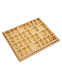 Caja Pequeña de Alfabeto Móvil Montessori Outlet - 35.1x28.2 cm
