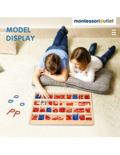 Caja Pequeña de Alfabeto Móvil Montessori Outlet - 35.1x28.2 cm 2