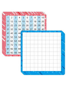 Tablero de Cien Doble Cara WEIZHEN para Matemáticas 1-100