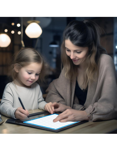 Tablero de Cien Doble Cara WEIZHEN para Matemáticas 1-100