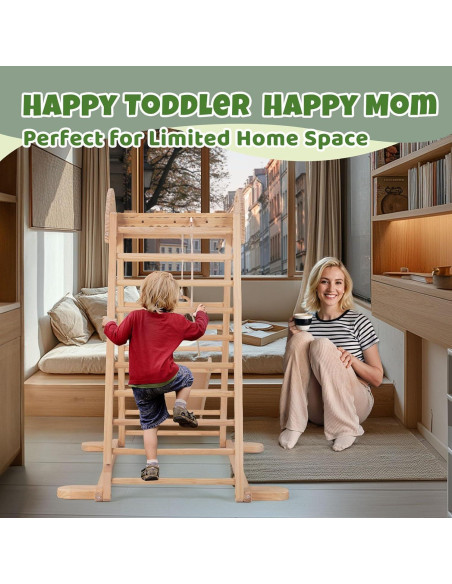 Parque Infantil Interior COSYLAND Estructura de Madera Natural