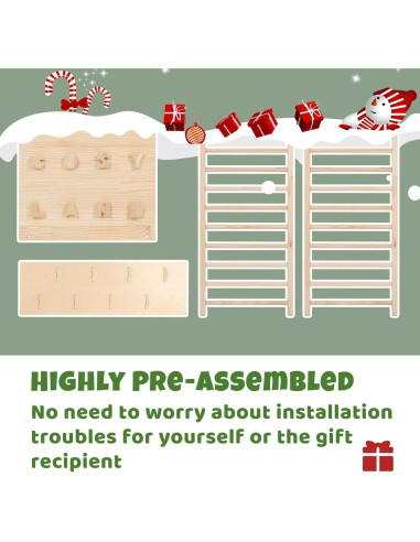 Parque Infantil Interior COSYLAND Estructura de Madera Natural