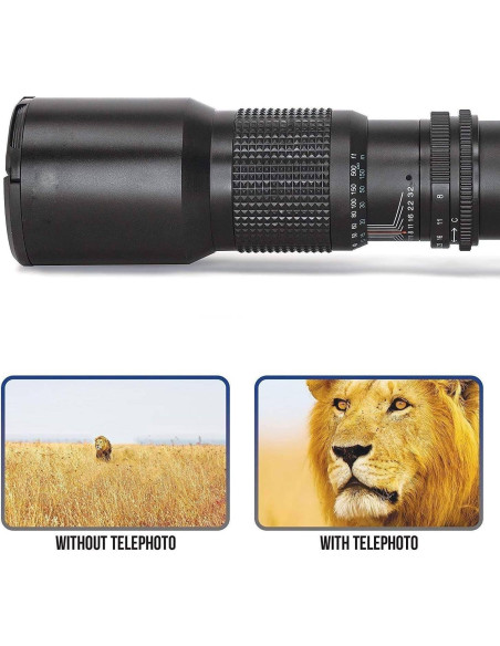 Teleobjetivo Manual Profesional 420-1600mm f/8.3 HD Pentax Teleobjetivo Manual Profesional 420-1600mm f/8.3 HD Pentax