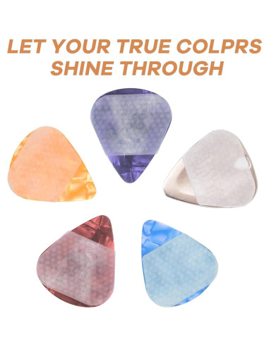 32 Empuñaduras de Silicona para Púa de Guitarra - Antideslizantes