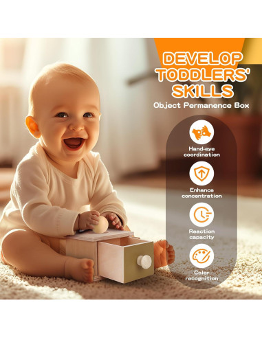 Set de Juguetes Montessori Starrykids 0-6 Meses 6 en 1