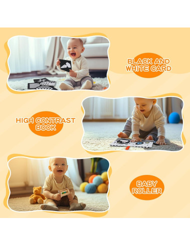 Set de Juguetes Montessori Starrykids 0-6 Meses 6 en 1