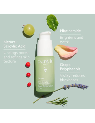 Sérum Minimizador de Poros Caudalie Vinopure 30 mL