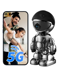 Cámara Interior 2K HD GBIUT con Detección de Movimiento y Alarma