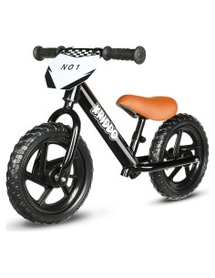 Bicicleta de Equilibrio KRIDDO para Niños 2-5 Años Negra