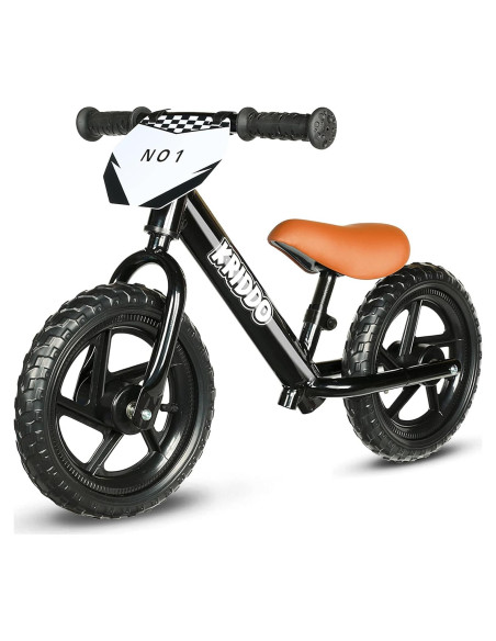 Bicicleta de Equilibrio KRIDDO para Niños 2-5 Años Negra