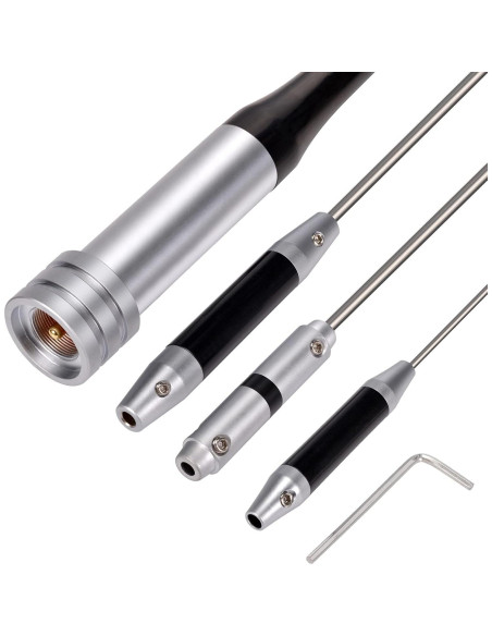 Antena de Radio Móvil Bingfu 1.58m Doble Banda VHF UHF 144/430MHz