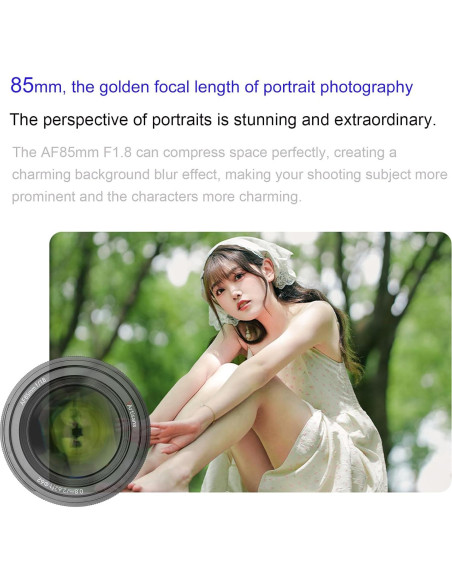 Lente 7artisans AF 85mm F1.8 para Nikon Z - Enfoque Automático Lente 7artisans AF 85mm F1.8 para Nikon Z - Enfoque Automático