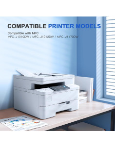 Cartuchos de tinta CATJOY LC401XL para impresora Brother - 4 unidades 2