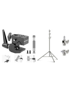 Pinza Super Clamp NEEWER UA017 para Montaje de Iluminación 10kg