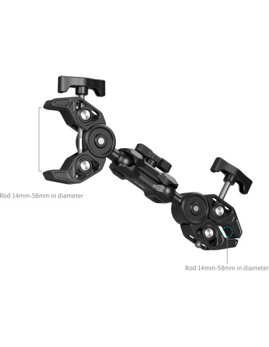 Abrazadera Doble Super Clamp SmallRig 5453 Ajustable 14-58mm