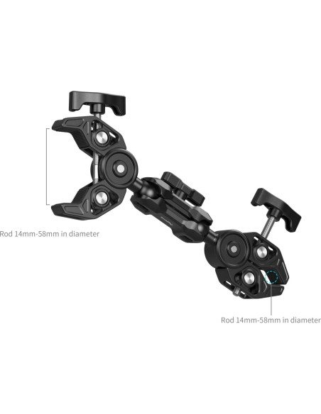 Abrazadera Doble Super Clamp SmallRig 5453 Ajustable 14-58mm