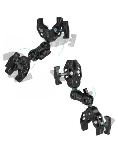 Abrazadera Doble Super Clamp SmallRig 5453 Ajustable 14-58mm