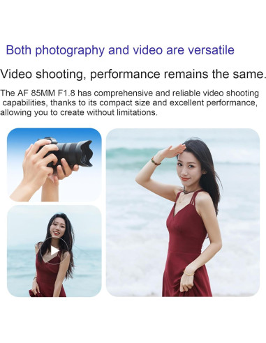 Lente 7artisans AF 85mm F1.8 para Nikon Z - Enfoque Automático