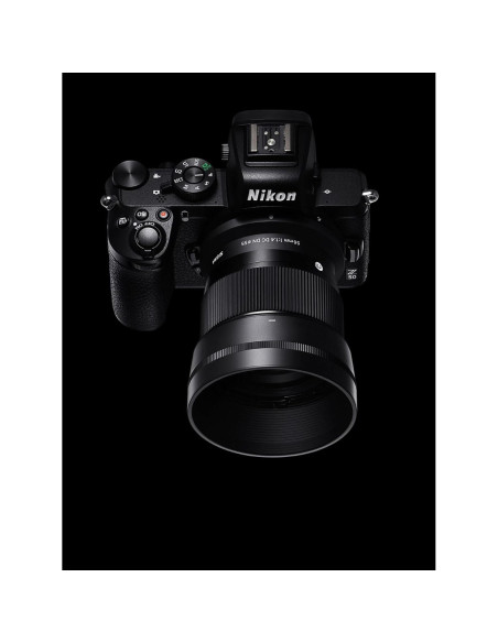 Objetivo Sigma 56mm F1.4 DC DN para Nikon Z - 295g Objetivo Sigma 56mm F1.4 DC DN para Nikon Z - 295g