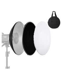 Reflector Beauty Dish 55cm Soonpho con Rejilla y Difusor