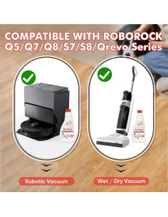 Limpiador de Pisos NXPPYY 4 Botellas 480ml para Aspiradoras 2