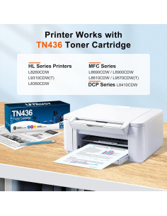 Juego de Cartuchos de Tóner LEMERO UTRUST TN436 4 Colores 6500 Páginas 2