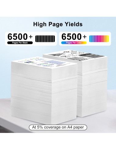 Juego de Cartuchos de Tóner LEMERO UTRUST TN436 4 Colores 6500 Páginas