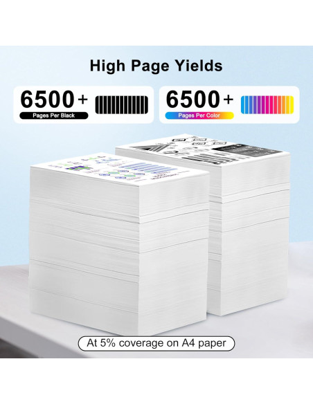 Juego de Cartuchos de Tóner LEMERO UTRUST TN436 4 Colores 6500 Páginas