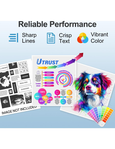 Juego de Cartuchos de Tóner LEMERO UTRUST TN436 4 Colores 6500 Páginas