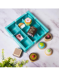 Juego de Comida de Madera MONT PLEASANT 10 Piezas Postres 2