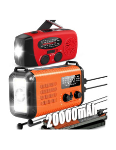 Radio de Emergencia Meteorológica Condor 1 20000mAh Solar AM/FM