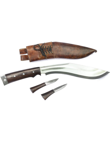 Cuchillo Kukri Afgano ESK - Acero Carbono 11" (27.94 cm) con Funda