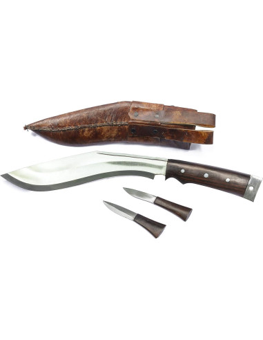Cuchillo Kukri Afgano ESK - Acero Carbono 11" (27.94 cm) con Funda