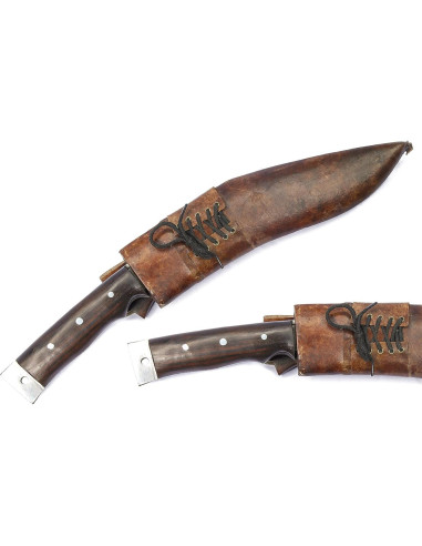 Cuchillo Kukri Afgano ESK - Acero Carbono 11" (27.94 cm) con Funda