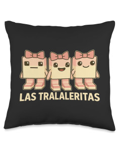 Almohadón de Memes Las Tralaleritas 40x40 cm para Niños